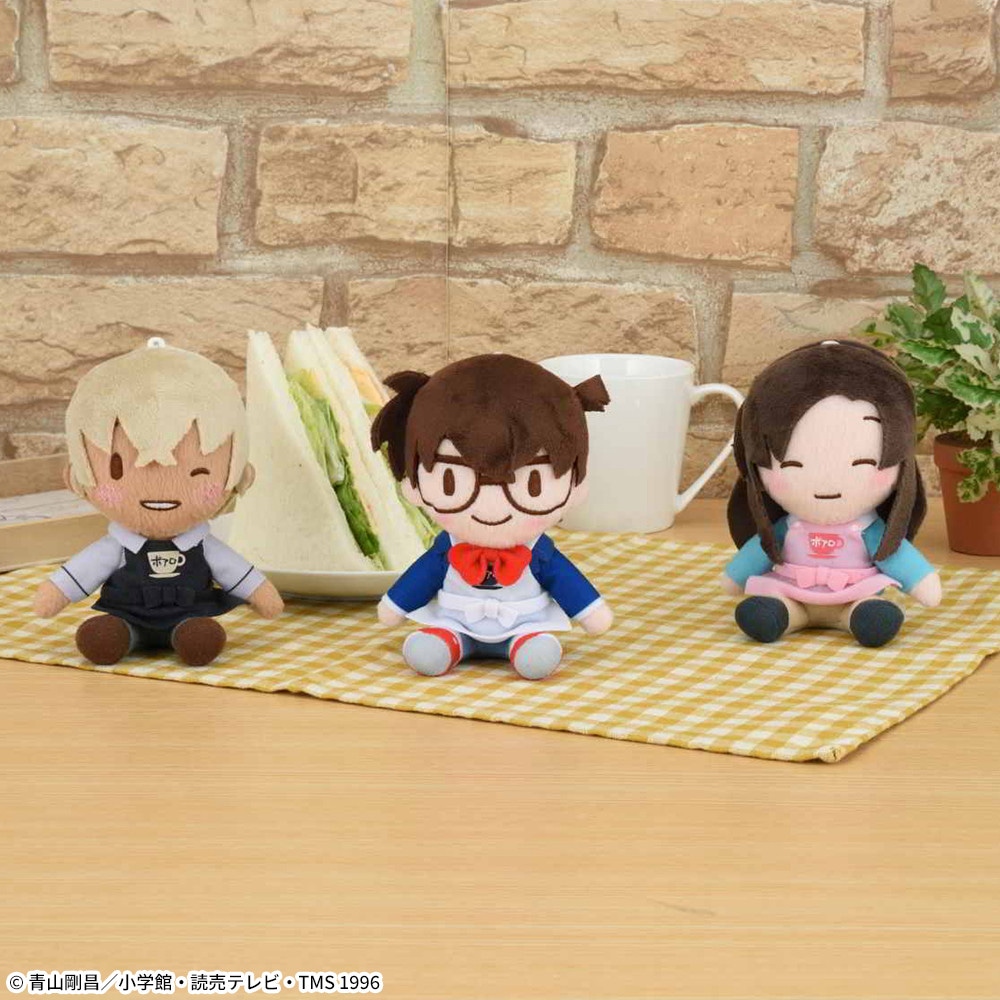 名探偵コナン　ふわぷち　ミニぬいぐるみ“コナン&安室&梓”
