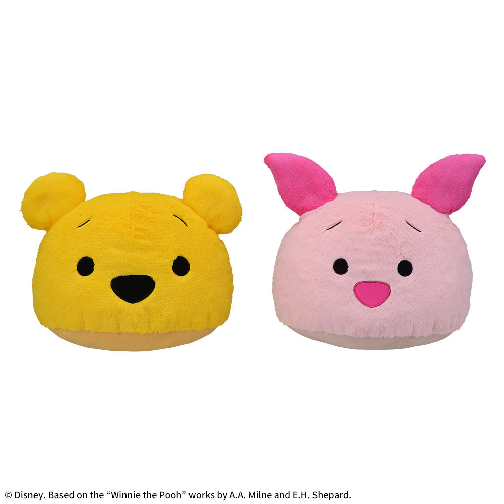 くまのプーさん　プレミアムドームクッションVer.2　“プー&ピグレット”