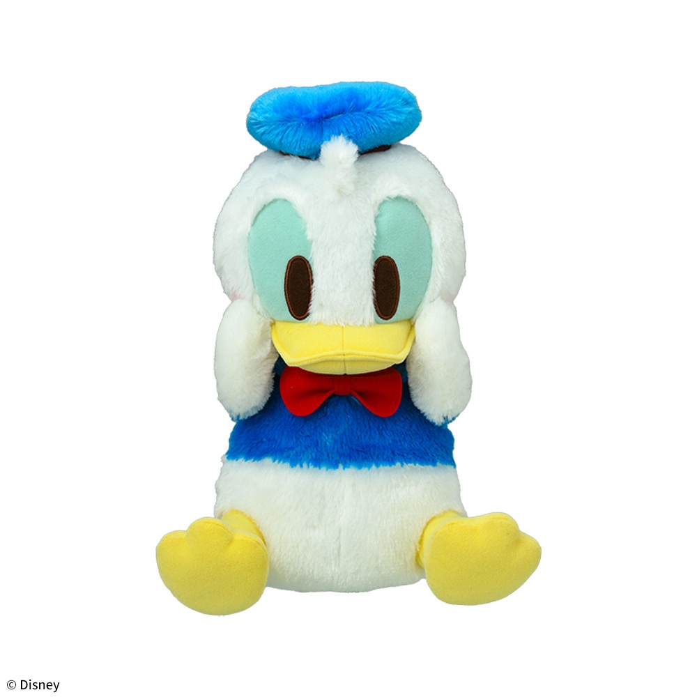 ドナルドダック　赤いほっぺ　ふわふわころりんLぬいぐるみ