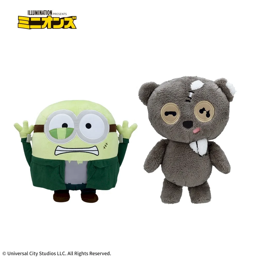 ミニオン　Lぬいぐるみ“モンスター・ボブ&ゾンビ・ティム”