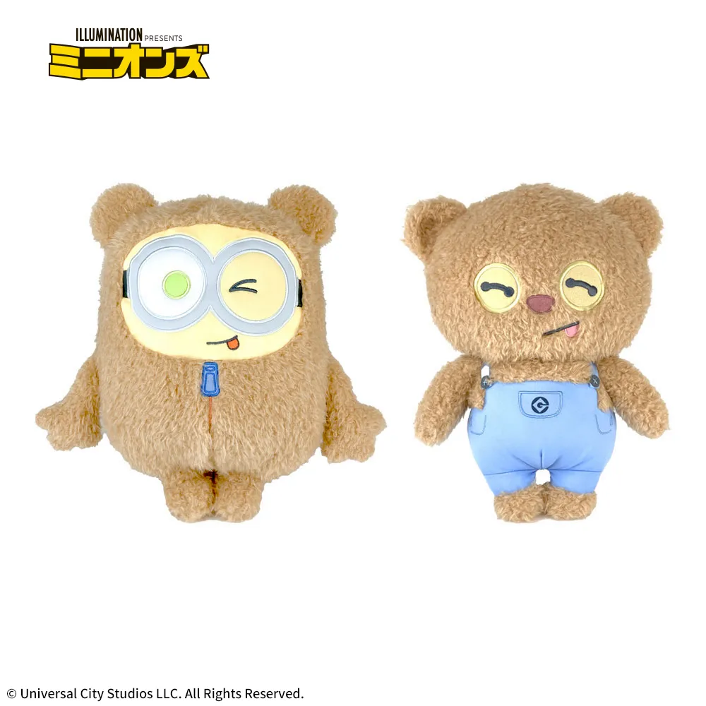ミニオン　Lぬいぐるみ“ボブ&ティム”　まねっこコスチュームVer.