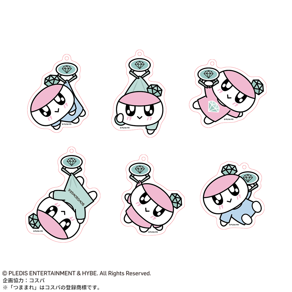SEVENTEEN　BONGBONGEE　UFOつままれ　アクリルキーチェーン