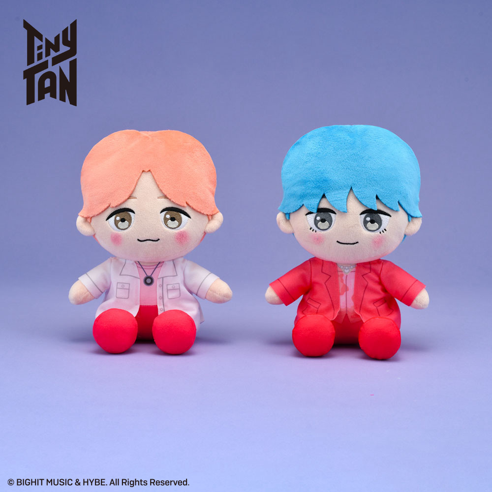 TinyTAN　ちょこんとおすわり　Mぬいぐるみ～Boy With Luv～“Jimin&V”