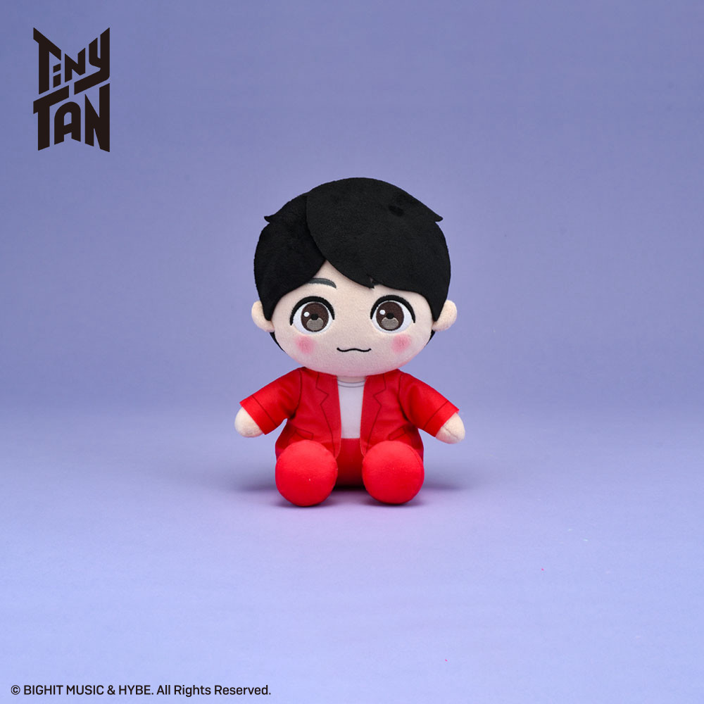 TinyTAN　ちょこんとおすわり　Mぬいぐるみ～Boy With Luv～ “Jung Kook”