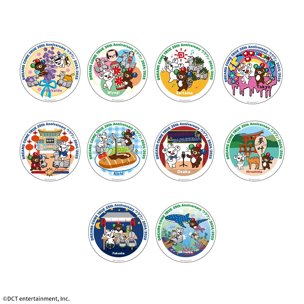 DREAMS COME TRUE 35th Anniversary ウラワン缶バッジ